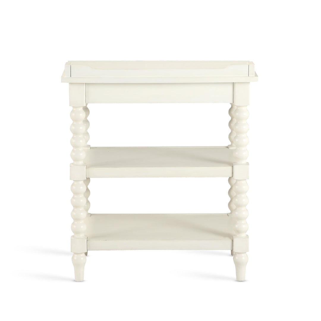 Greyson Living Addison Retro Nightstand by Antique White Antique No Drawers - Diamond Home USA