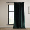 HPD Half Price Drapes Heritage Plush Velvet Curtains 96 Inches Long Room 100 X 96 - Forestry Green