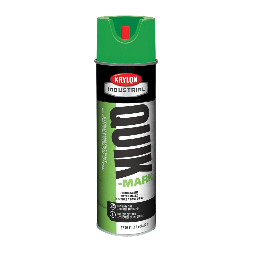 Krylon Industrial K04005000 Overhead Marking Paint Fluorescent Green
