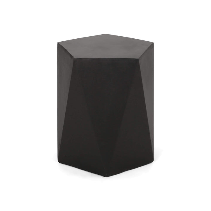 Christopher Knight Home Daria Outdoor Side Table Matte Black - Diamond Home USA