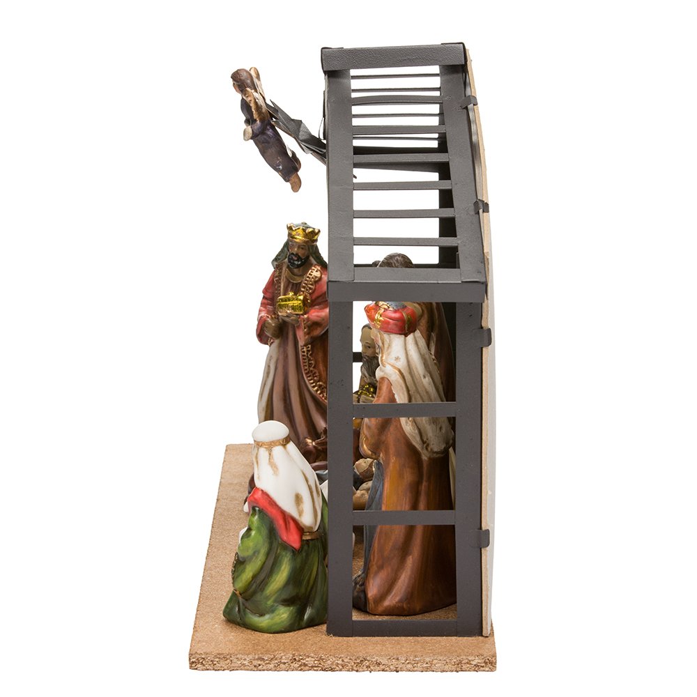 Kurt Adler J1257 Nativity Set 10 Count - Diamond Home USA