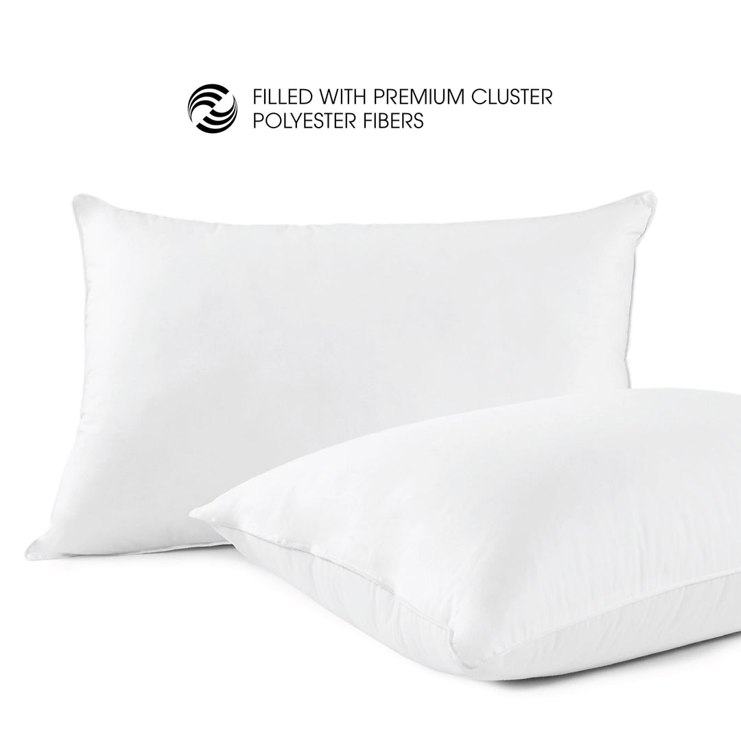I Am Side Sleeper Pillow 2 Pack White Set of - Diamond Home USA