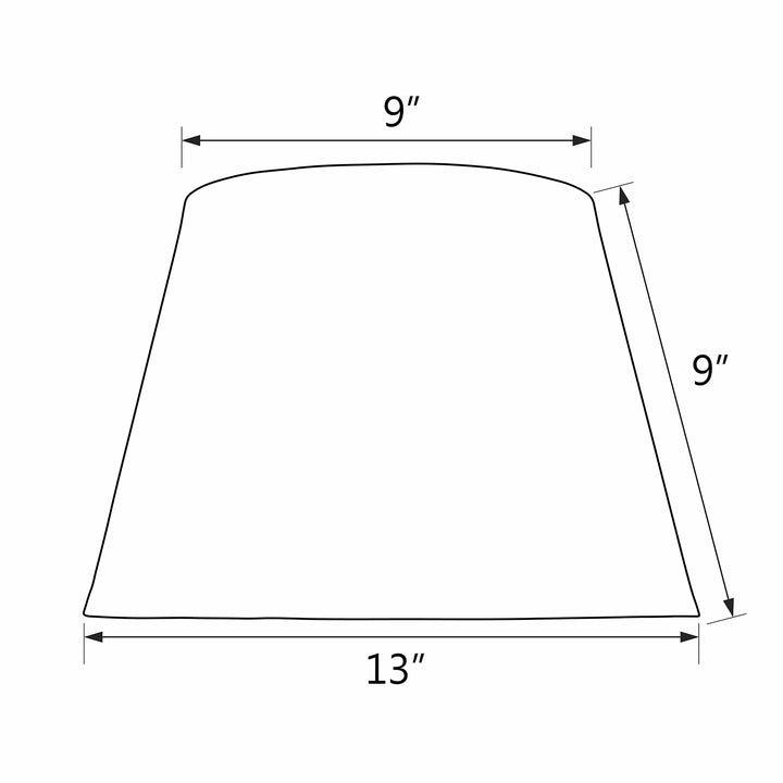 Aspen Creative 32057 Transitional Hardback Empire Shape Spider Construction Lamp - Diamond Home USA