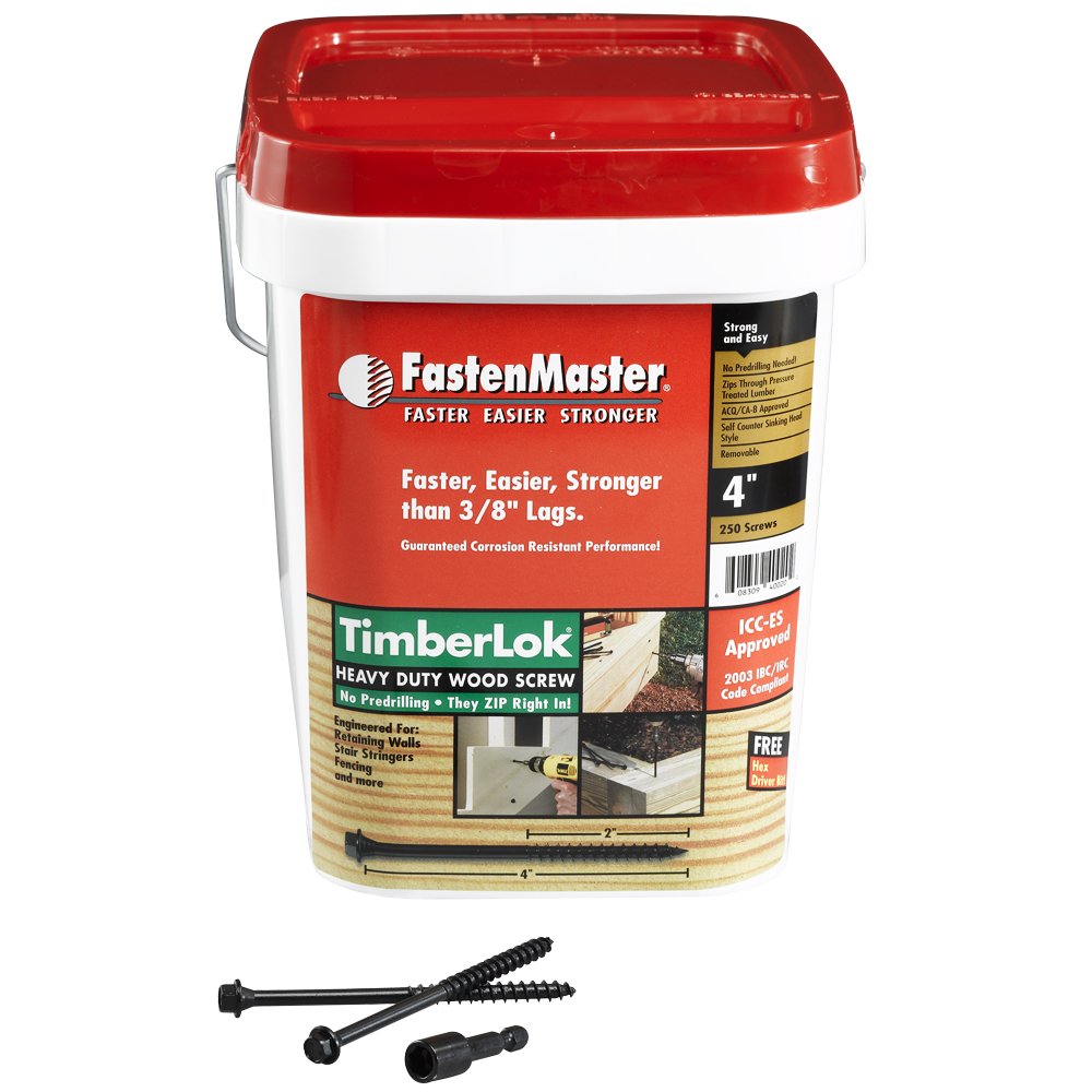 FastenMaster FastenMaster-FMTLOK04-250 4" 250 Count - Diamond Home USA