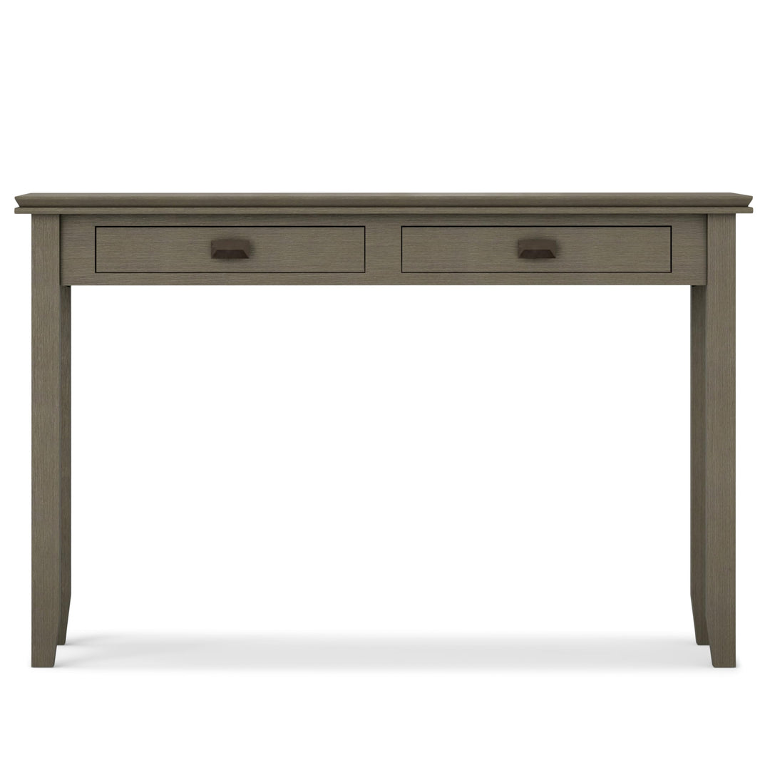 SIMPLIHOME Artisan SOLID WOOD 46 inch Wide Console Sofa Entryway Table in Farmhouse
