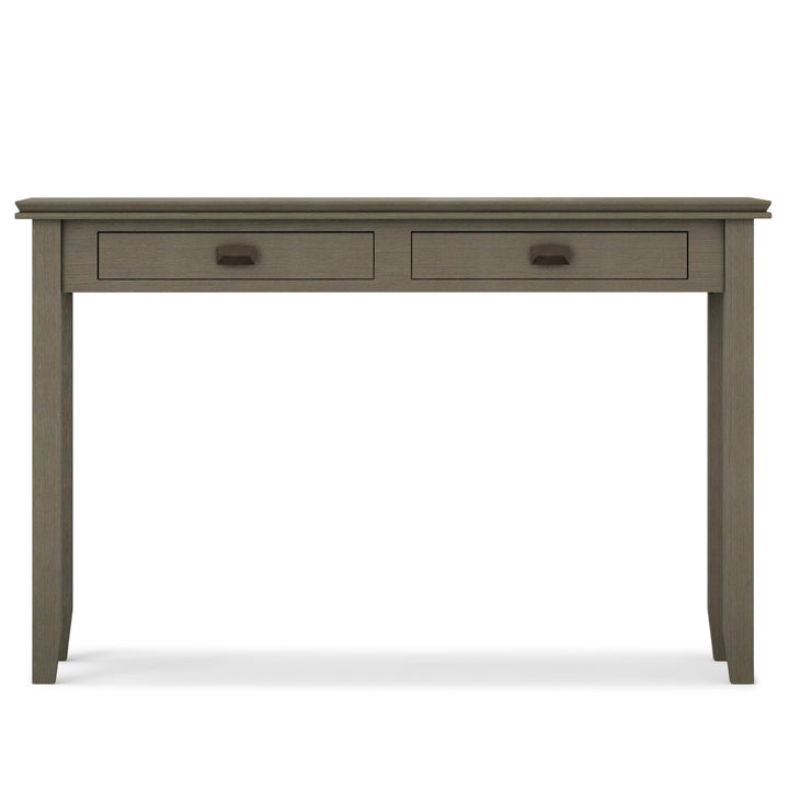 SIMPLIHOME Artisan SOLID WOOD 46 inch Wide Console Sofa Entryway Table in Farmhouse