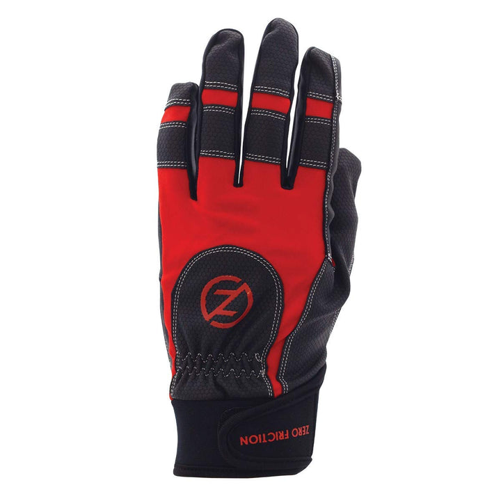 Zero Friction Men's Universal-Fit Performance Work Gloves Red