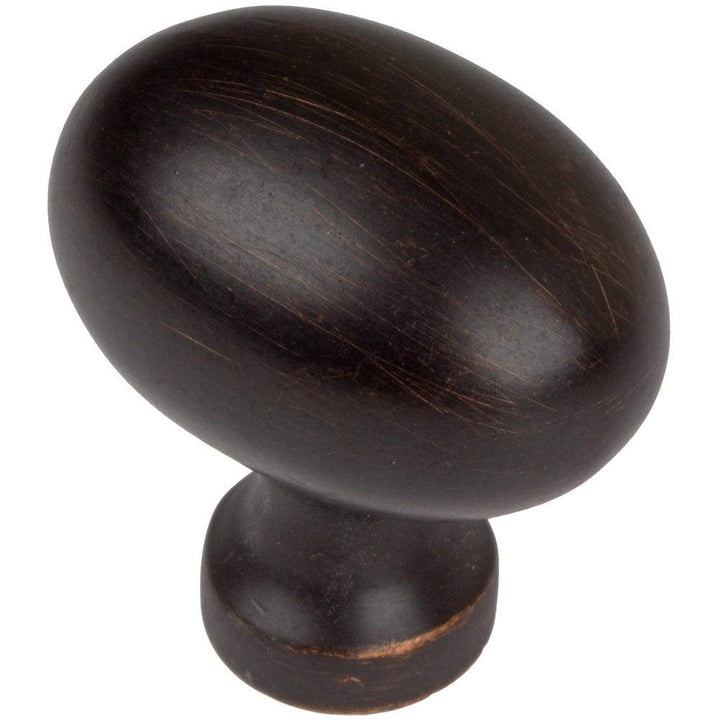 1.25-inch Oil Rubbed Bronze Classic Oval Egg Cabinet Knobs (Pack of 25) Metal