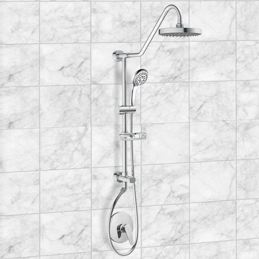 PULSE ShowerSpas 1011-CH-1.8GPM Kauai III Shower System with 8" Rain - Diamond Home USA