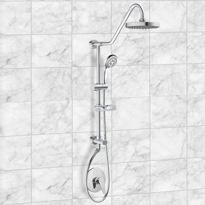PULSE ShowerSpas 1011-CH-1.8GPM Kauai III Shower System with 8" Rain - Diamond Home USA