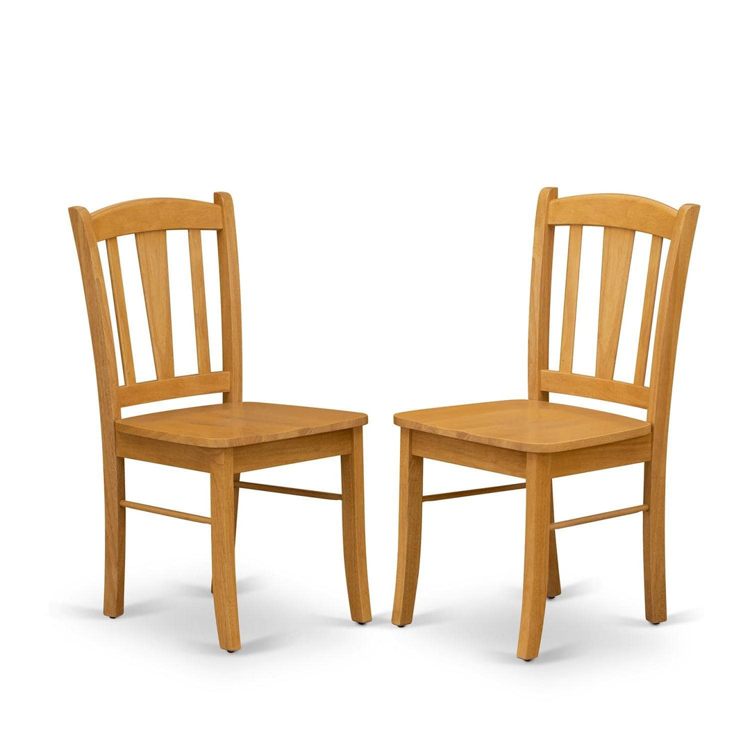 East West Furniture Dublin 5 Piece Kitchen Set for 4 Includes a Round Room Table - Diamond Home USA