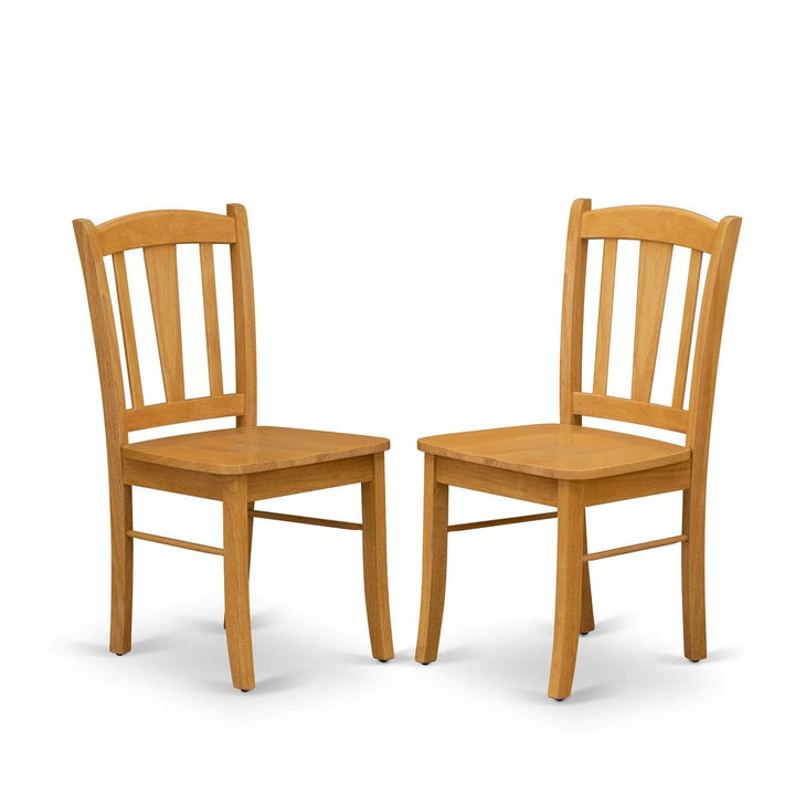 East West Furniture Dublin 5 Piece Kitchen Set for 4 Includes a Round Room Table - Diamond Home USA
