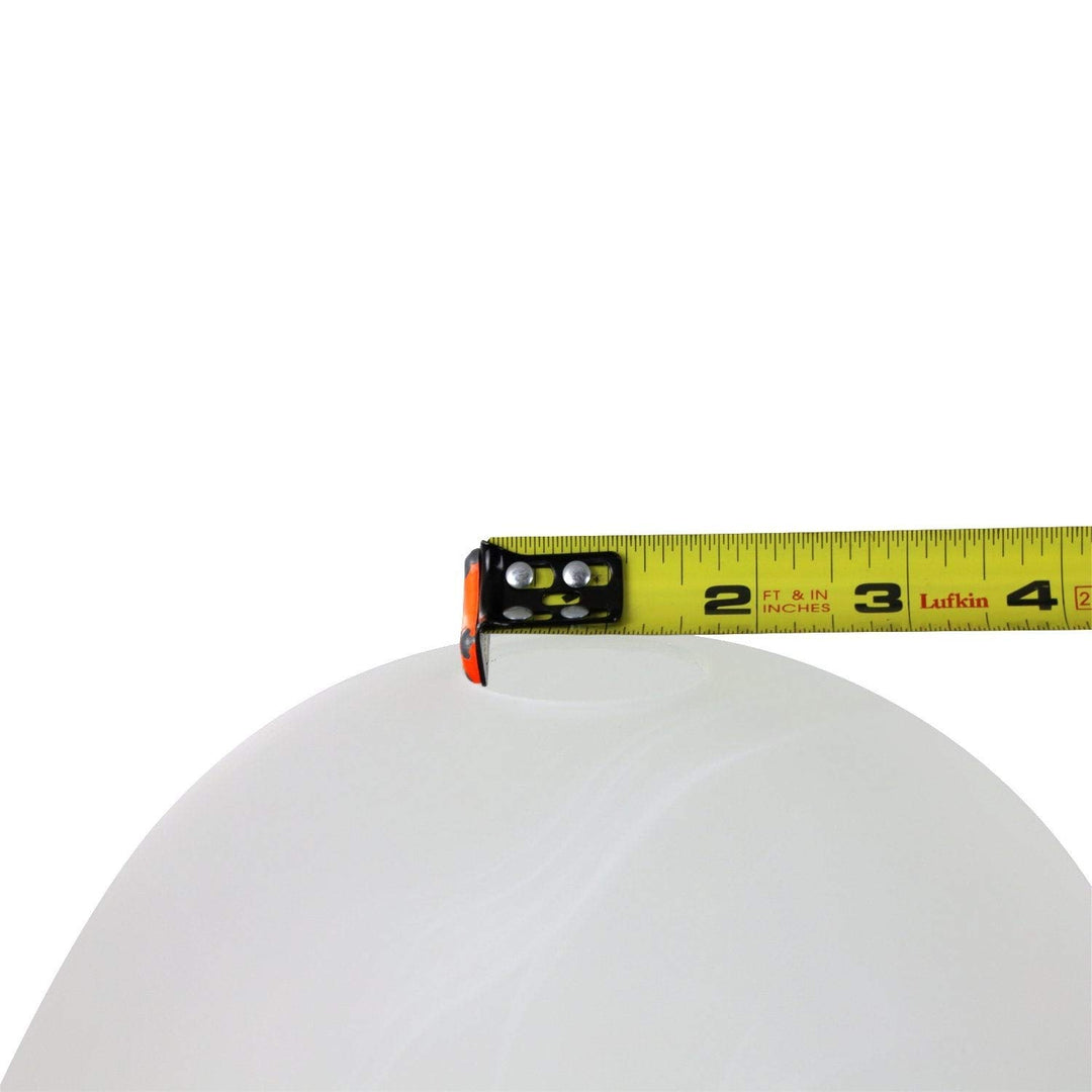 Glass Lamp Shade Replacement For Floor New Safe Ship Packaging (White) White - Diamond Home USA