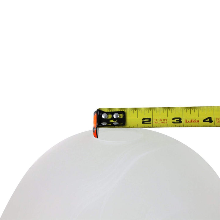 Glass Lamp Shade Replacement For Floor New Safe Ship Packaging (White) White - Diamond Home USA