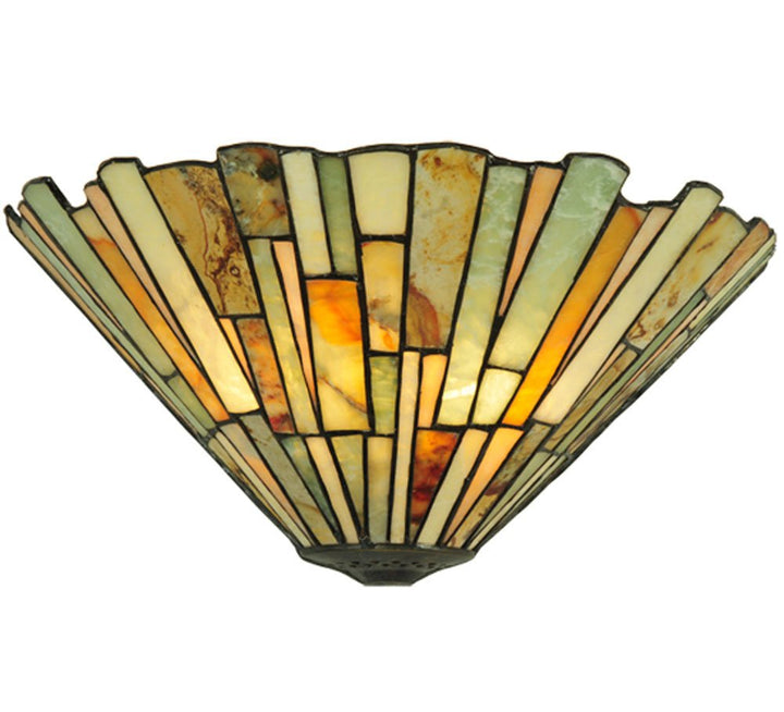 Meyda Tiffany 106732 Lighting 13" Width Finish: Moss Green - Diamond Home USA