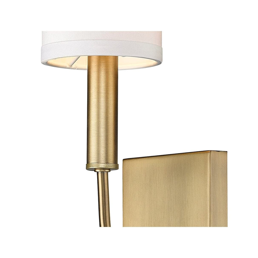 Aged Brass Modern Glam Traditional 1-light Wall Sconce with Shade Gold - Diamond Home USA
