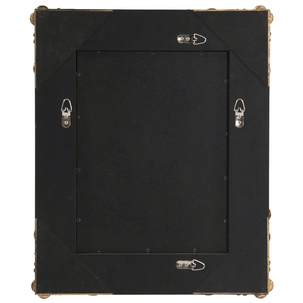 Howard Elliott Edwin Hanging Rectangular Accent Rustic Antique Gold Wall Mounted - Diamond Home USA