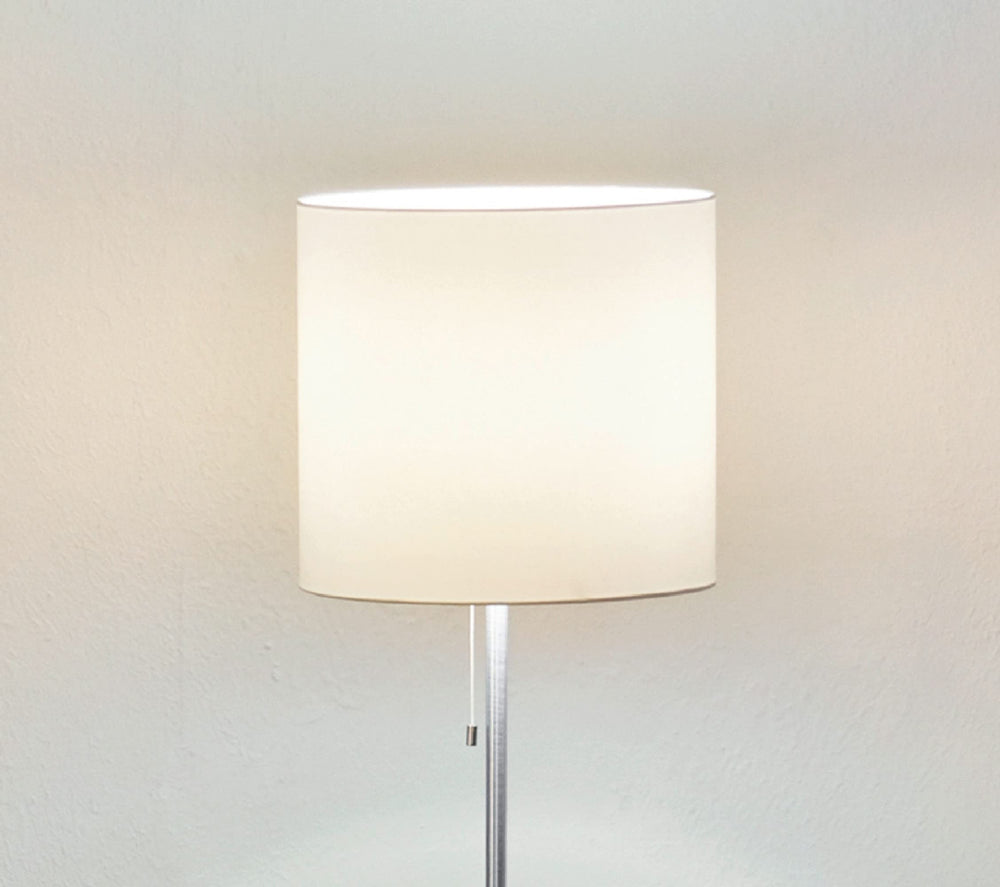 EGLO 82813A Sendo LED Dimmable Floor Lamp Plug-in Lighting with Crème Fabric - Diamond Home USA