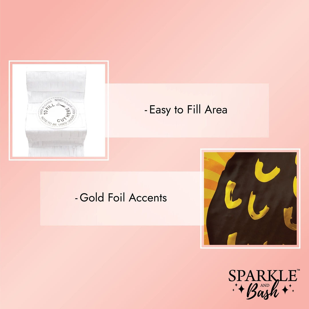 Small Sunflower Pull String Pinata for Birthday Party Baby Shower Decorations - Diamond Home USA