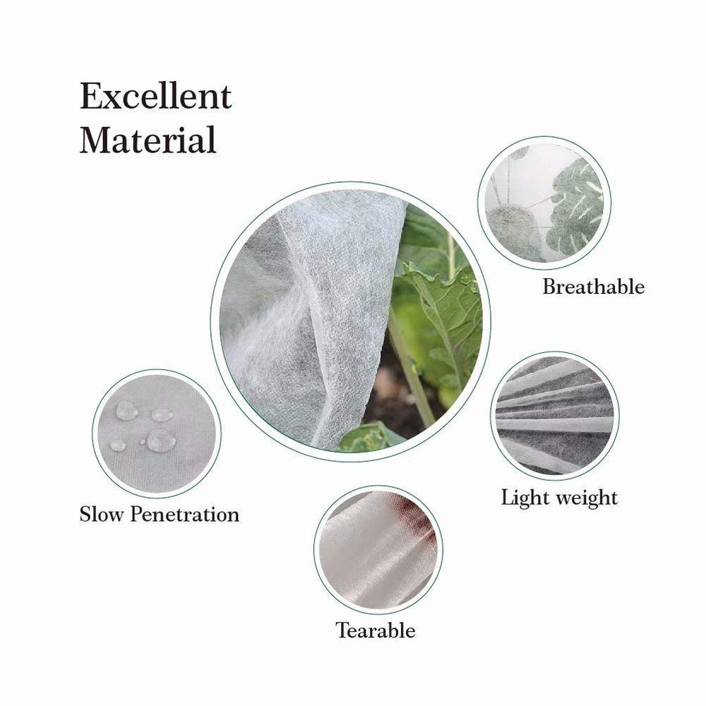 Agfabric Covers Freeze Protection 10'x100' 0.55oz Frost Blankets for - Diamond Home USA