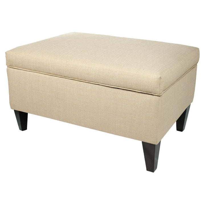 MJL Furniture Designs Brooklyn Collection Large Upholstered Living Room Lift Top Tan