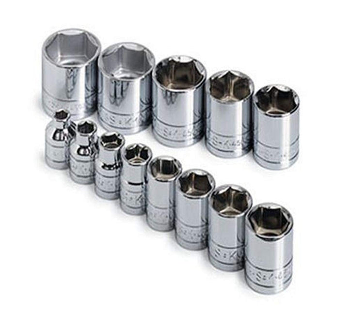 SK Professional Tools 4613 13Piece 3/8 in. Drive 6Point Standard Socket Set