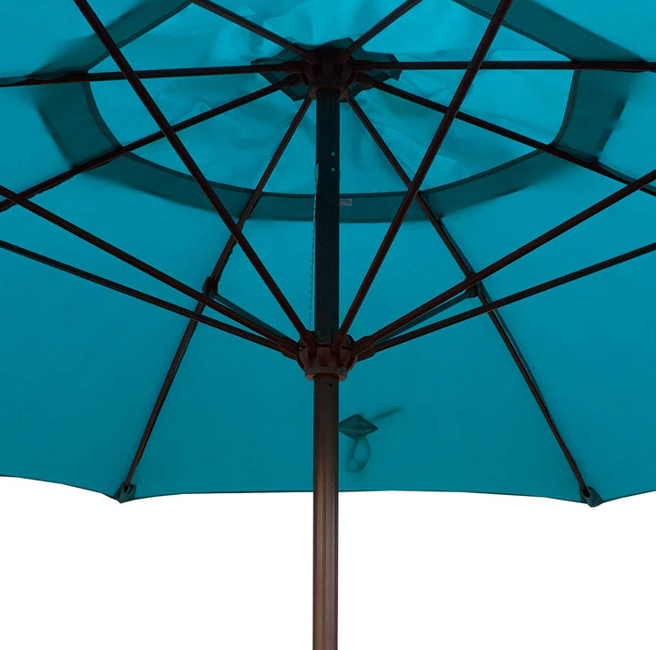 Tropishade 11' Umbrella with Premium Turquoise Olefin Cover (Base not included) - Diamond Home USA