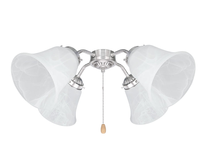 Aspen Creative Alabaster 23105-4 Transitional Style Replacement Bell Shaped - Diamond Home USA