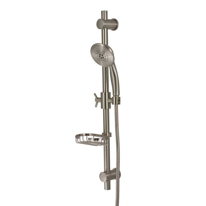 PULE howerpas 1010-BN Adjustable lide Bar for Hand hower with Wire Basket - Diamond Home USA