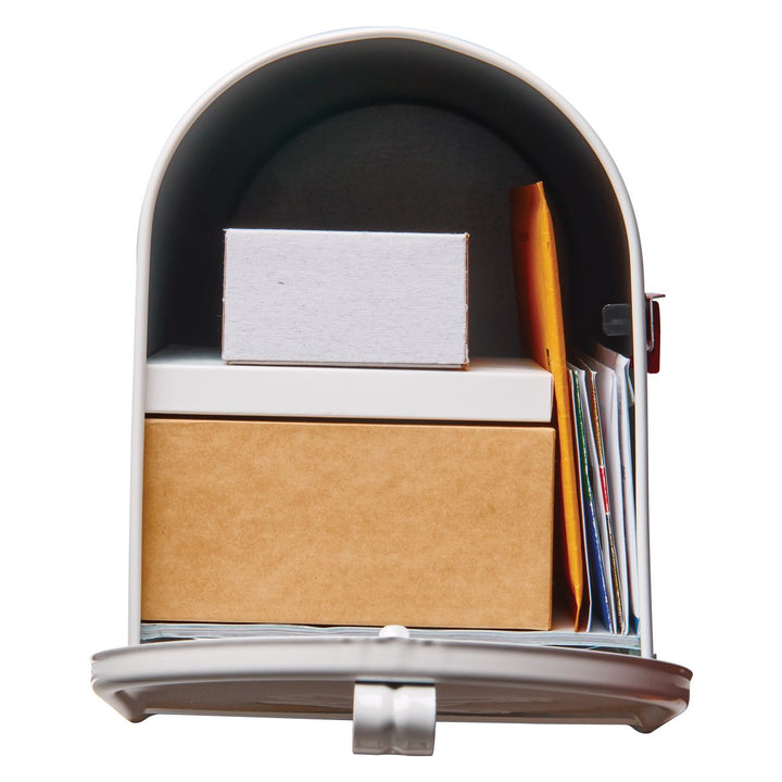 Gibraltar oxes Elite Large Capacity Galvanized Steel White Post-Mount - Diamond Home USA