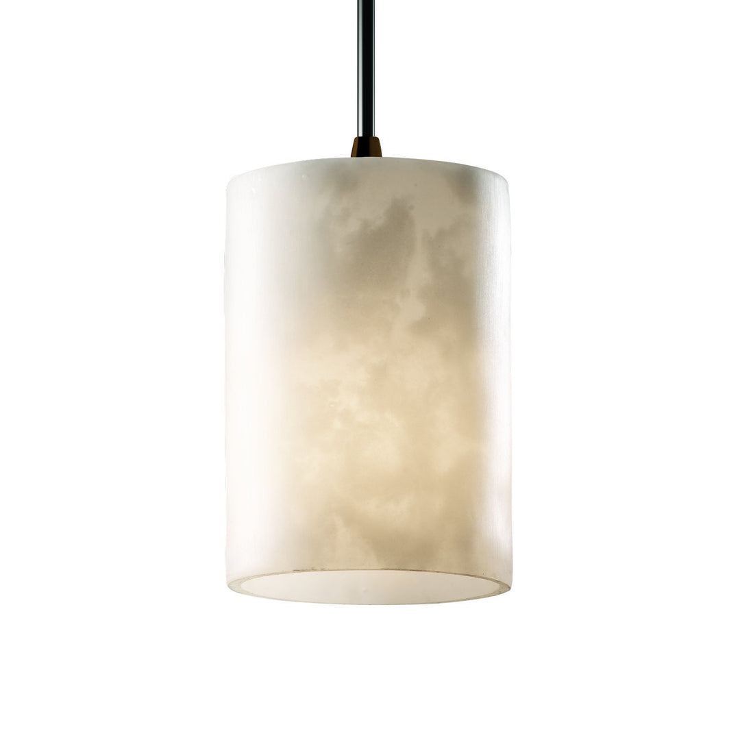 Justice Design Group CLD-8815-10-DBRZ Clouds Collection Mini 1-ht Pendant