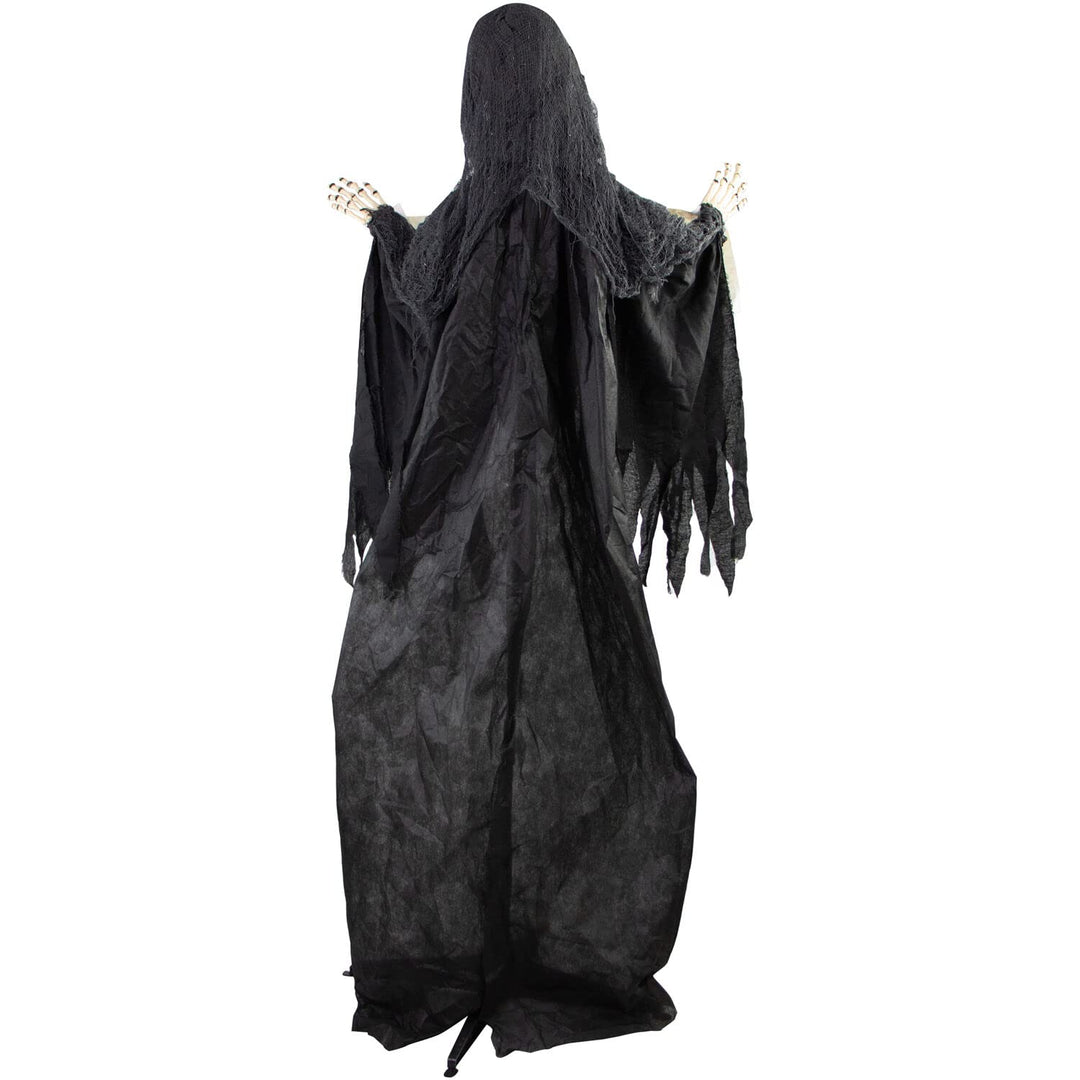Haunted Hill Farm 67-in. Azrail The Animated Welcome Reaper Indoor or Covered - Diamond Home USA