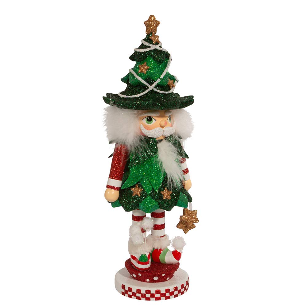 Kurt S. Adler HA0566 Hollywood Jolly Tree Christmas Hat Nutcracker Multi-Colored