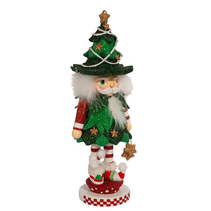 Kurt S. Adler HA0566 Hollywood Jolly Tree Christmas Hat Nutcracker Multi-Colored
