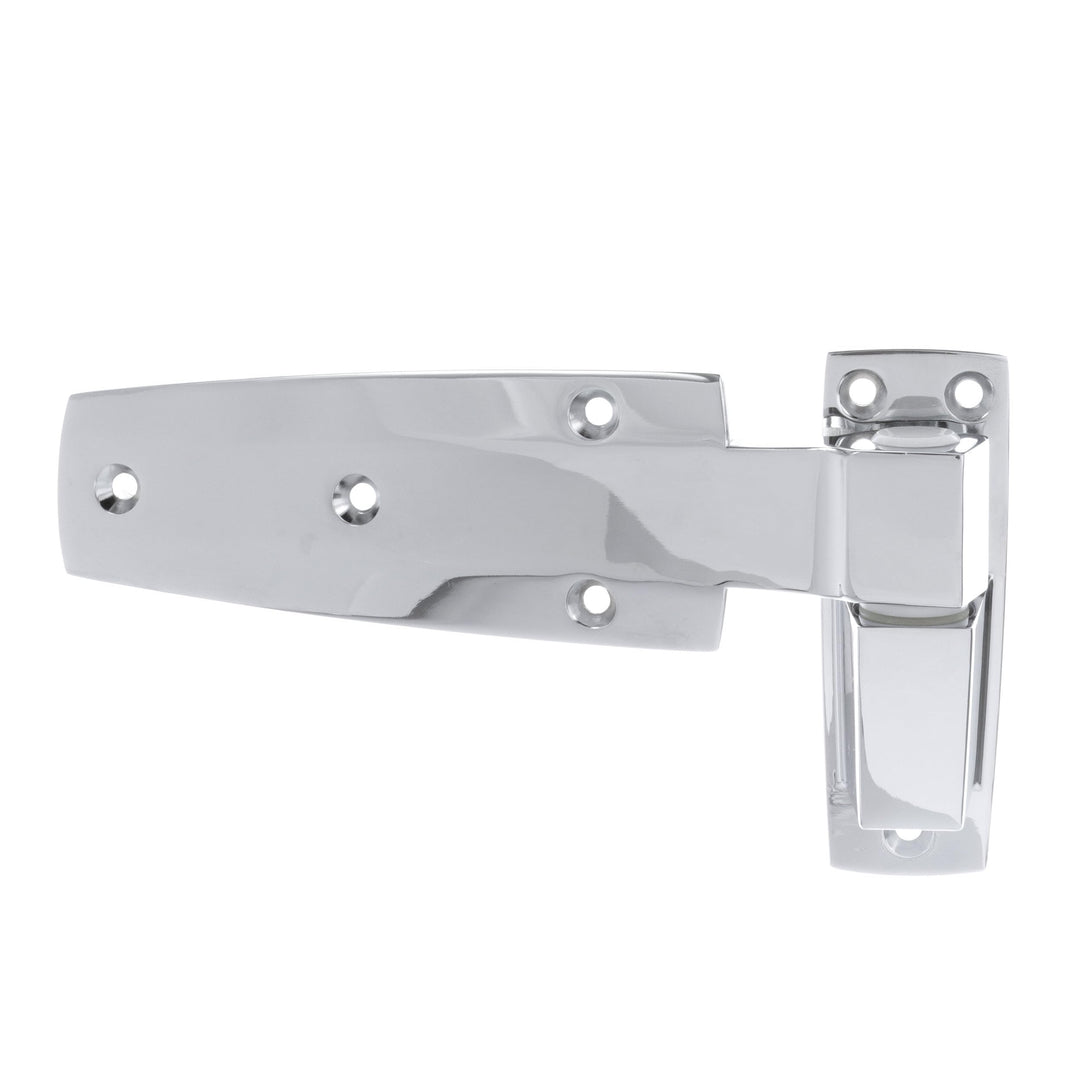 1-3/8" Offset Polished Chrome Cam-Rise Lift-Off Walk-in Door Hinge - 1245