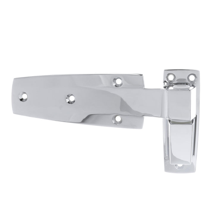 1-3/8" Offset Polished Chrome Cam-Rise Lift-Off Walk-in Door Hinge - 1245