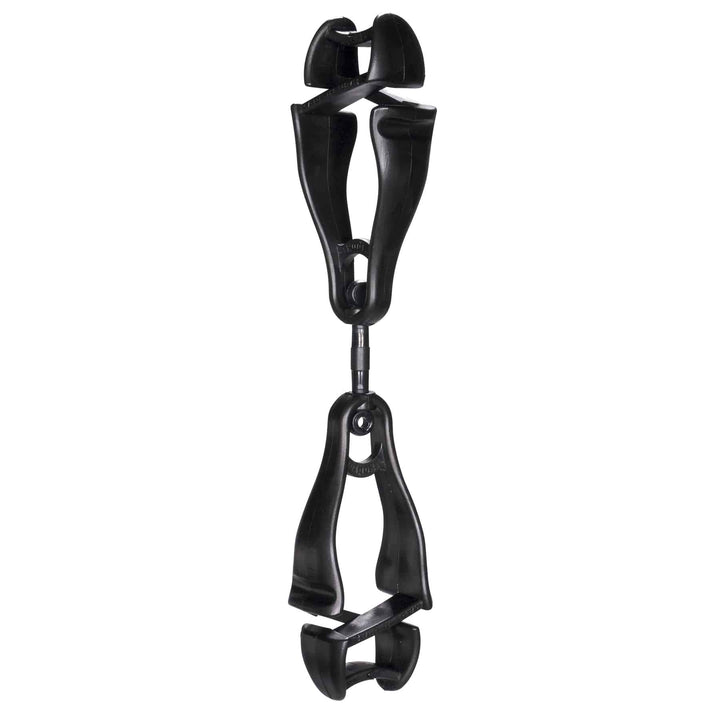 Ergodyne Squids 3420 Swiveling Glove Clip Holder with Dual Clips 100-Pack Black