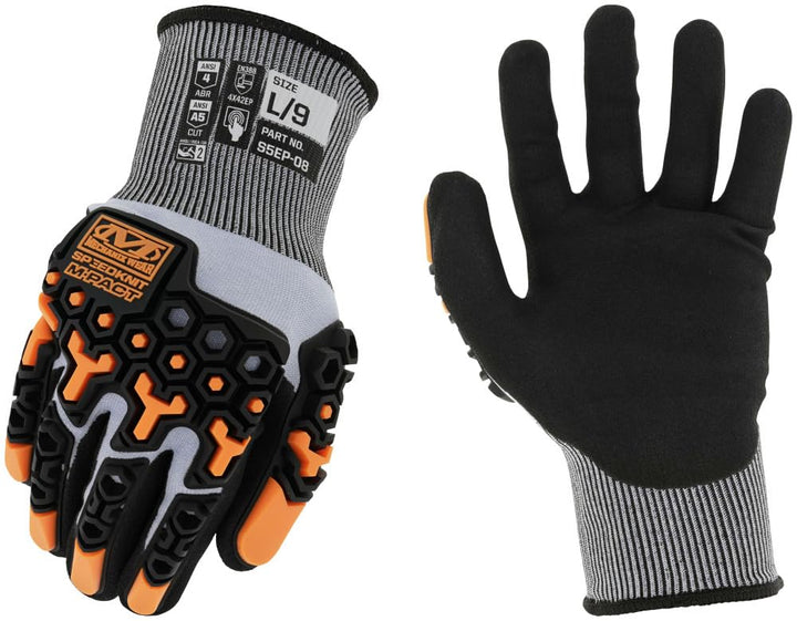 Mechanix Wear: ANSI A5 Cut Resistant Nitrile Coated SpeedKnit M-Pact Heavy