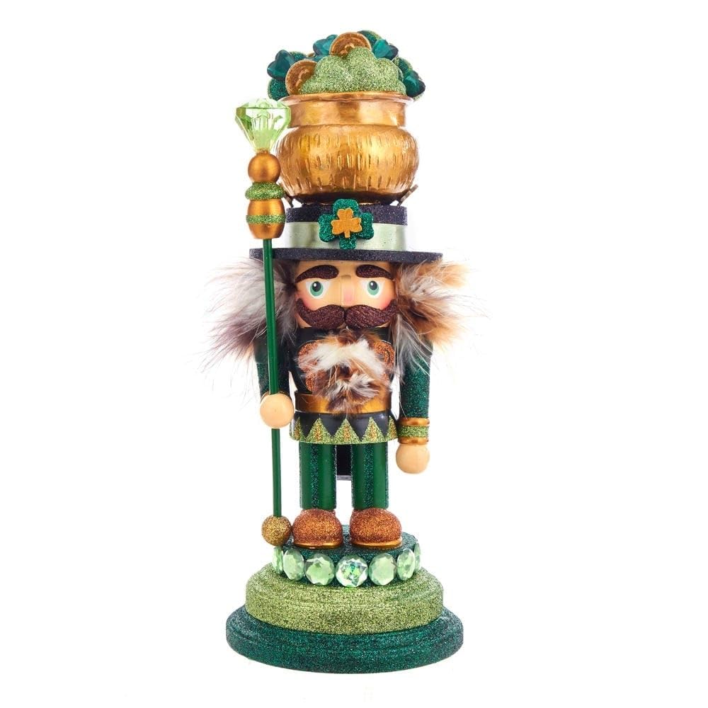 12-inch Hollywood Irish Nutcracker 12" Multi Color