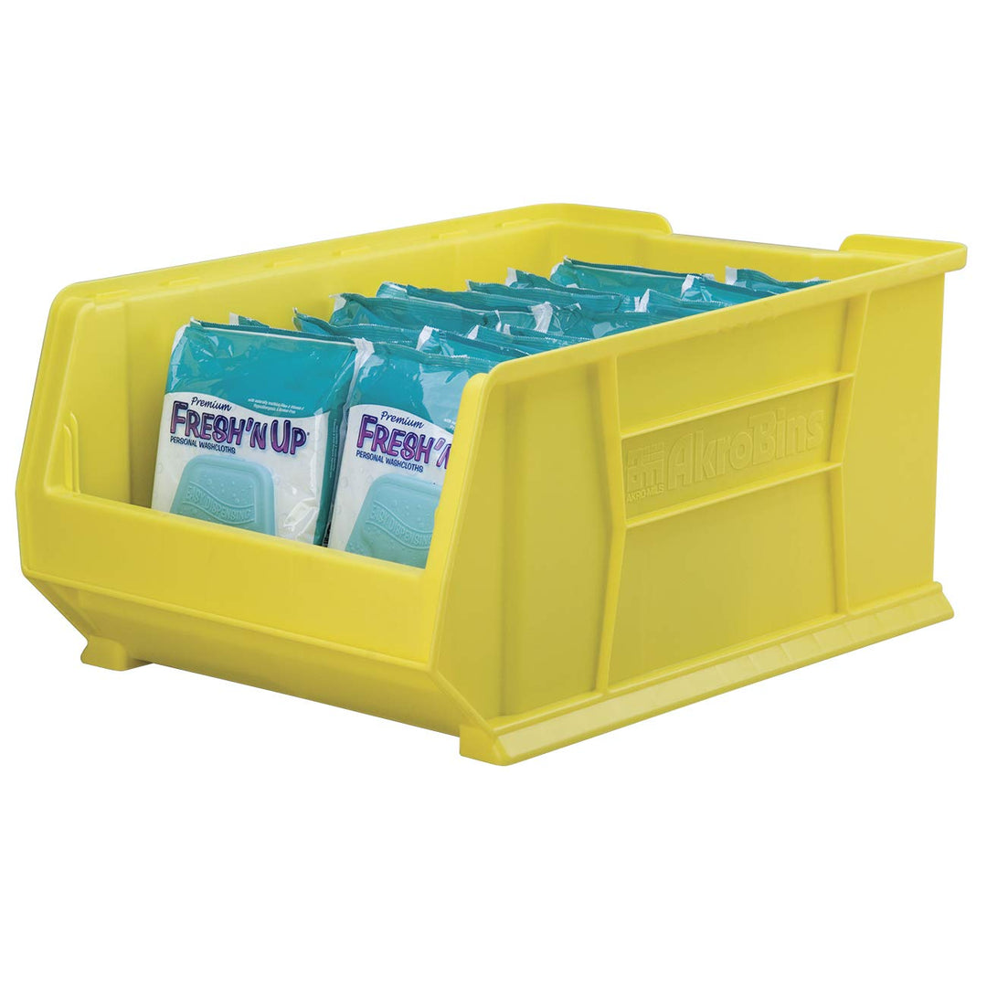 Akro-Mils 30288 Super-Size AkroBin Heavy Duty Stackable Storage Bin Plastic - Diamond Home USA
