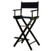 Casual Home 30" Bar Height Directors-Chairs Black Frame/Navy Blue Canvas