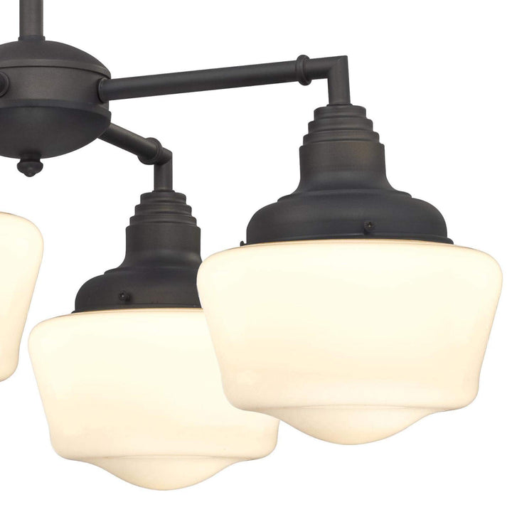 Westinghouse 6342000 Scholar Four-Light Indoor Convertible Chandelier/Semi-Flush - Diamond Home USA
