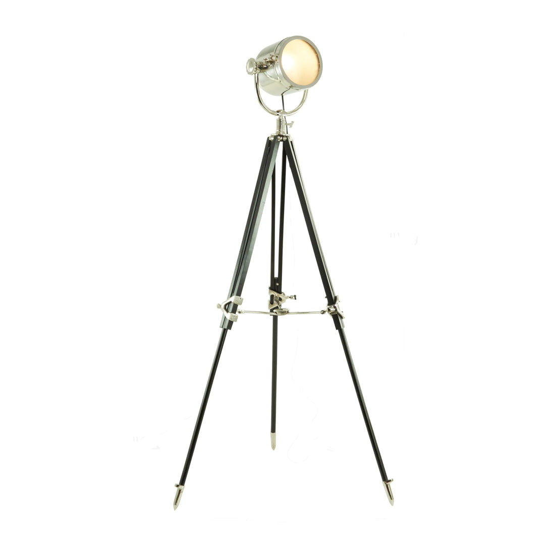 Studio 67-inch Large Director's Spot Light Tripod Floor Lamp Silver Industrial - Diamond Home USA