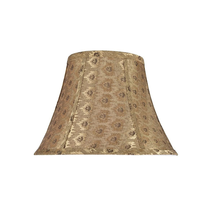 Bell Shape Spider Construction Lamp Shade In Pumpkin Gold (7" X 13" 9 1/2")
