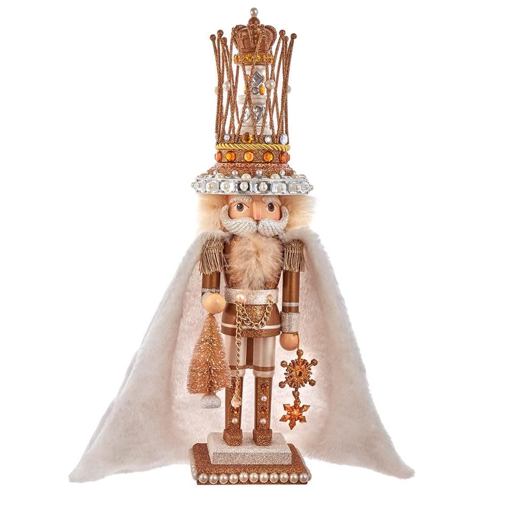 18.5-inch Hollywood Gold Gem King Nutcracker