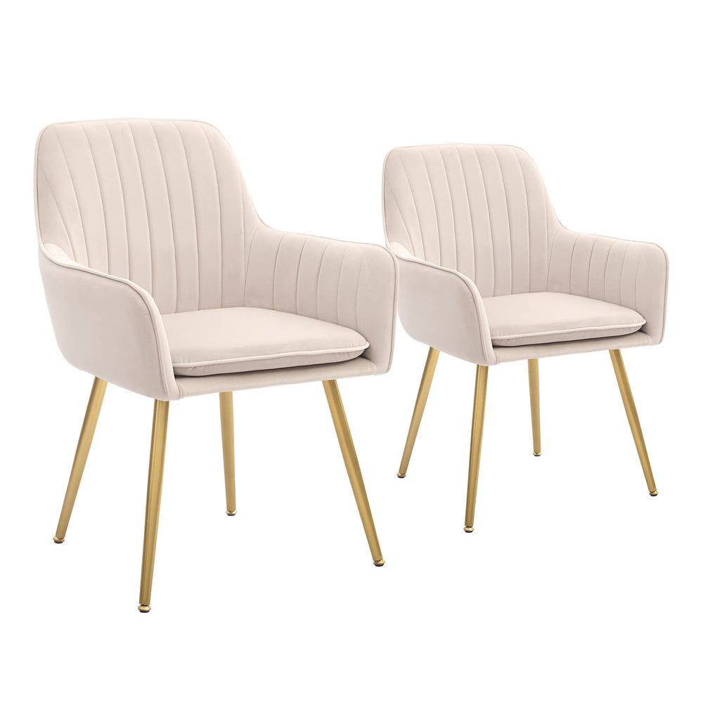 CangLong Furniture Modern Living Dining Room Accent Arm Chairs Club Guest with - Diamond Home USA