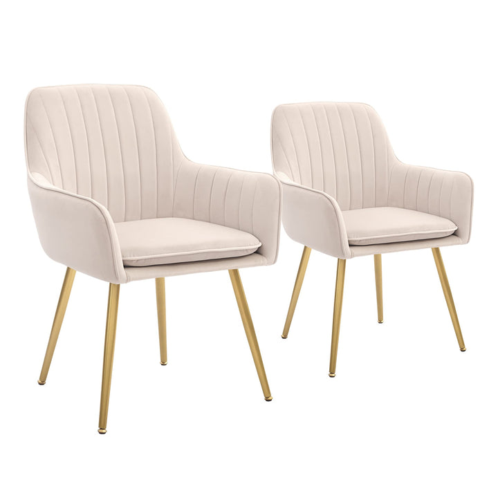 CangLong Furniture Modern Living Dining Room Accent Arm Chairs Club Guest with - Diamond Home USA