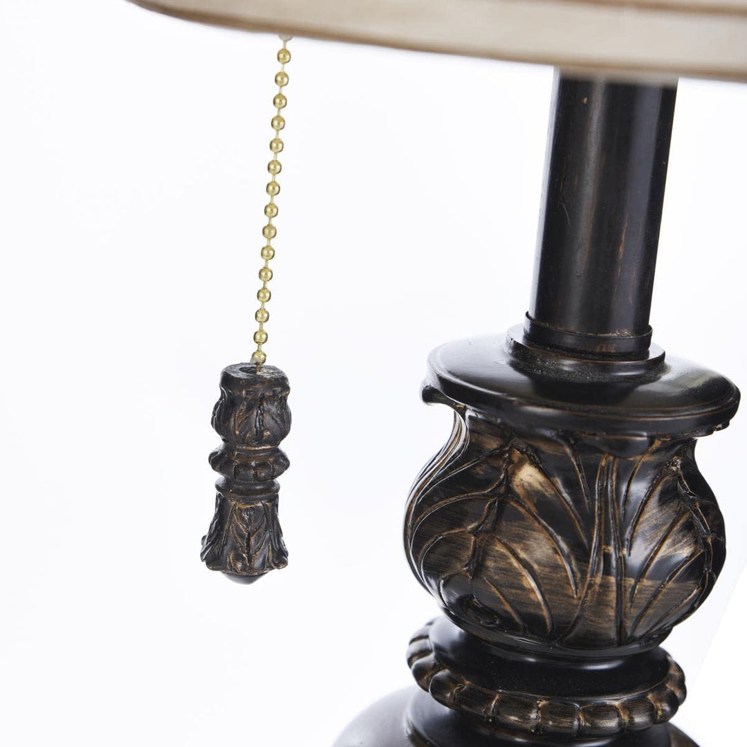 Trieste Marble 18 1/2" High Accent Table Lamp w/Ivory Shade - Diamond Home USA