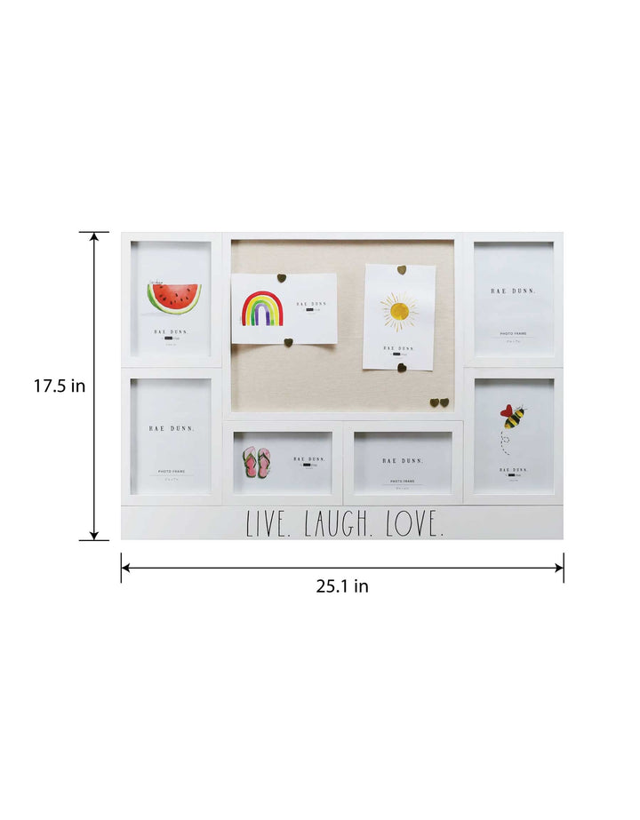 Rae Dunn ollage Picture Frames - Multiple Photo Frame for Wall Decor - Modern - Diamond Home USA