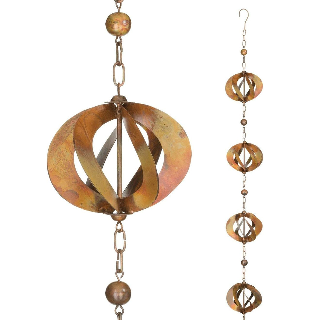 Rain Chain Copper Spinner Metal